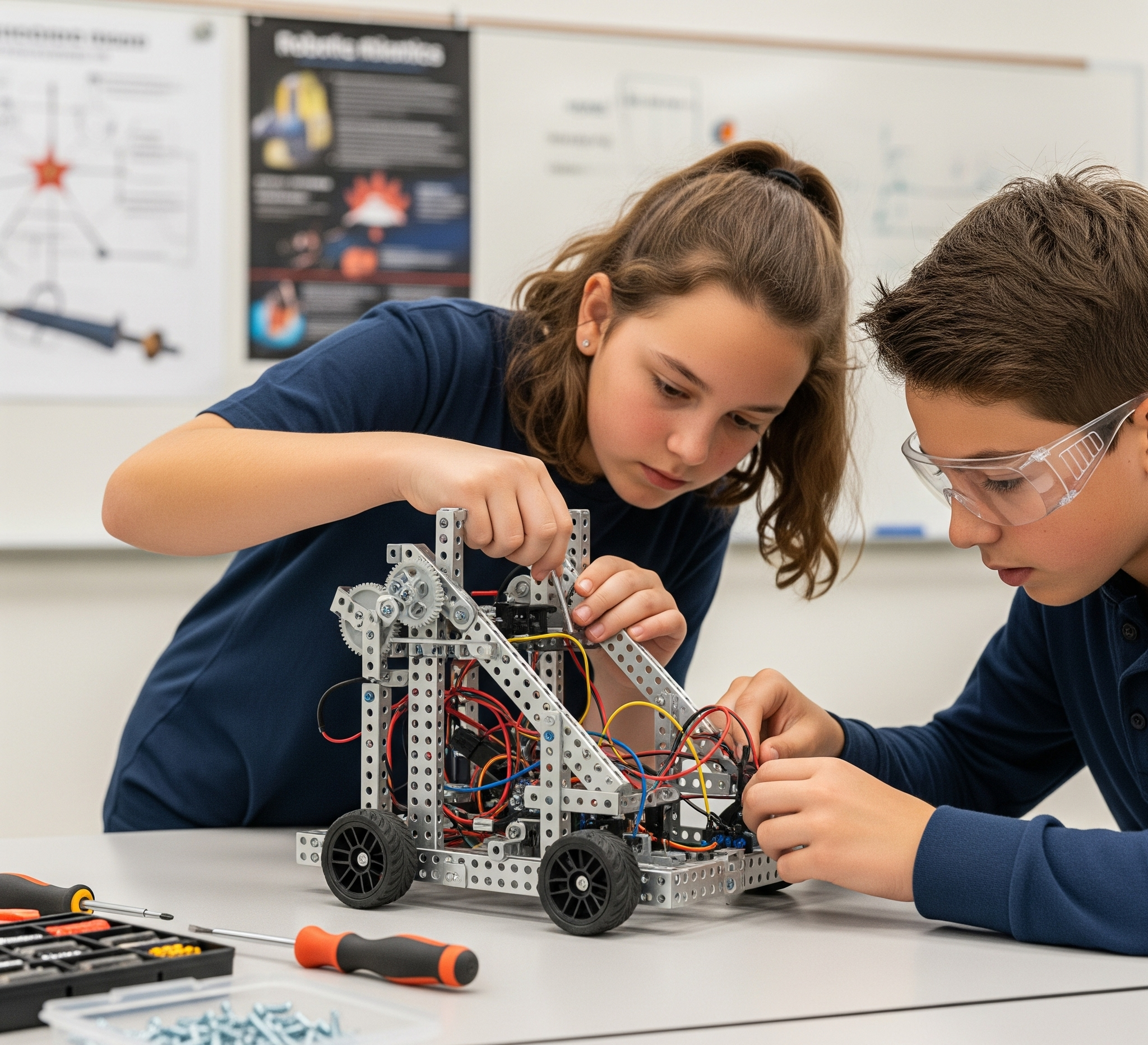 Robotics program at STEMatics Academy